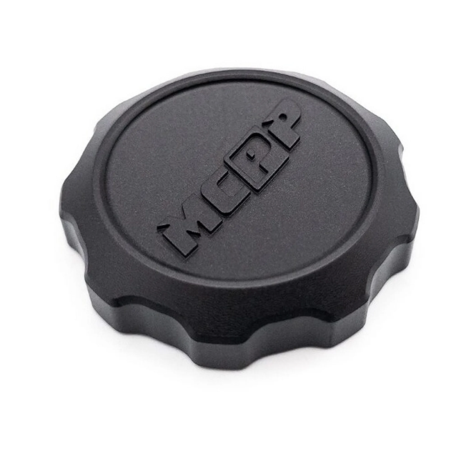 Tappo serbatoio con mini contenitore olio MC PROPARTS MOTORSPORT V2 Piaggio Ciao Bravo