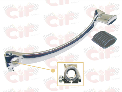 Leva Avviamento Moto In Acciaio Inox - Per Pit Bike SSR SDG CRF50 XR50, Lunghezza 196mm