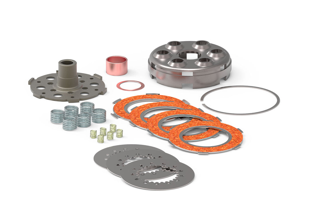 Kit frizione diametro 98,5mm Malossi Power Up Vespa PE PX ARCOBALENO 125 150 con frizioni a 6 molle