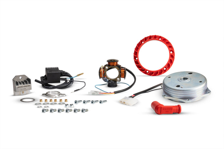 Maxi kit elaborazione Malossi Carter Accensione Albero Cilindro 75cc Piaggio Ciao Si Bravo