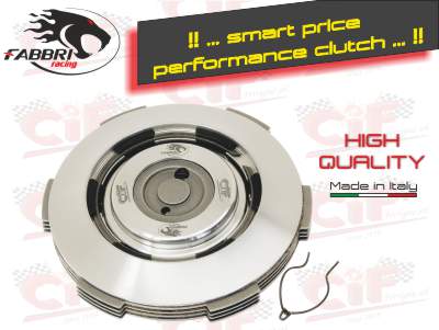 Frizione Fabbri monomolla per motori fino a 15CV Vespa 50 Special L N R PK S XL 125 ET3 PRIMAVERA APE