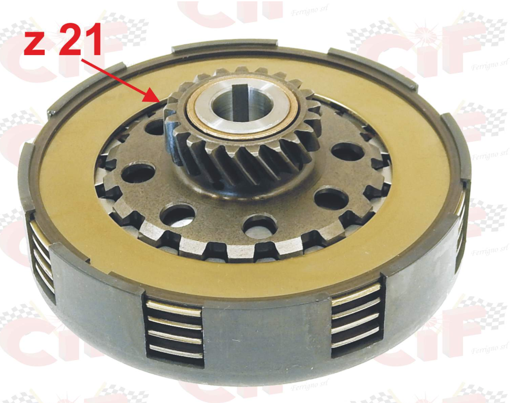 Gruppo frizione 4 dischi complet z21 denti Piaggio Vespa PX 150 dal 1995