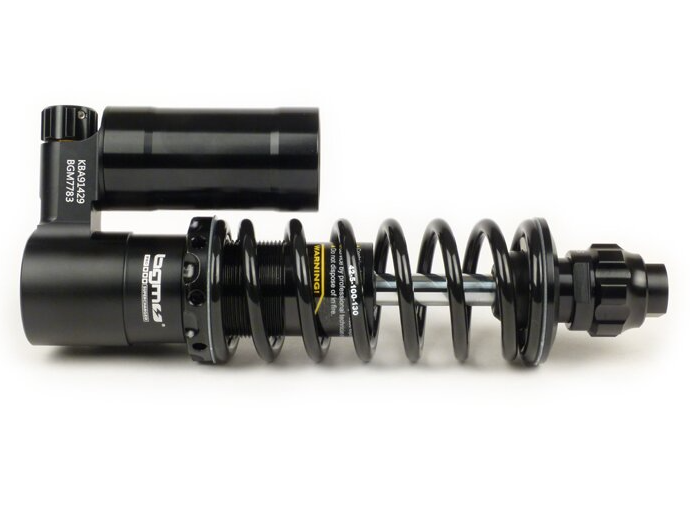 Ammortizzatore anteriore nero regolabile BGM PRO SC/F16 195+205mm Vespa PK RUSH HP FL 50 125