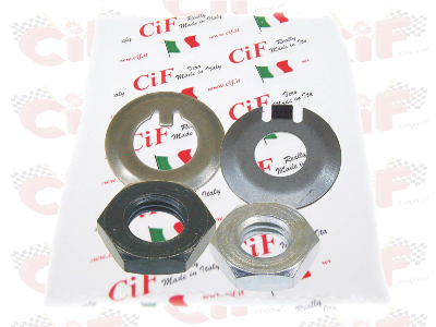 Kit dadi + rondelle pignone/frizione Vespa 50 Special L N R 125 ET3 PRIMAVERA PK