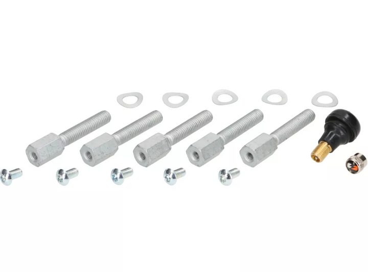 Kit cerchi anteriore + posteriore BGM 13 pollici neri opachi Vespa GTS 125 250 300 310cc