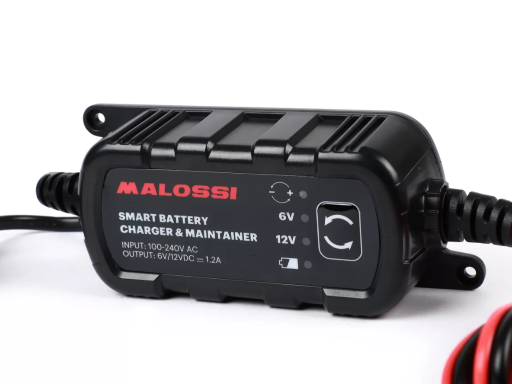 Carica batterie Malossi smart battery charge & mantainer 6v-12v per batterie da 2 a 20A