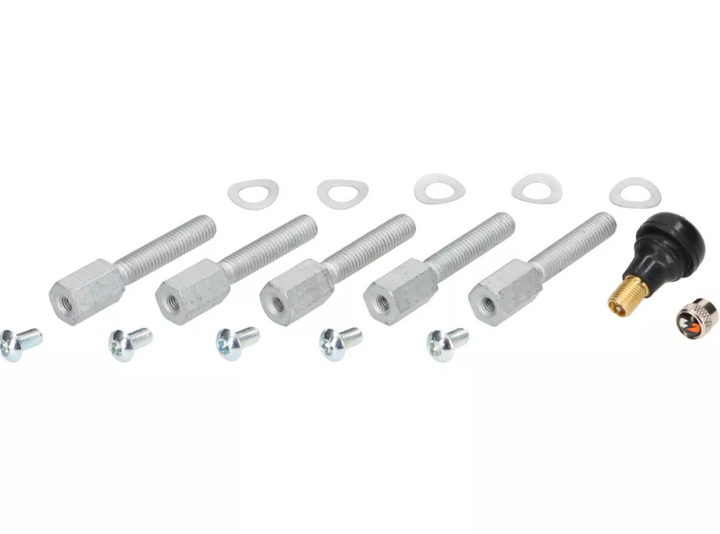 Kit cerchi anteriore + posteriore BGM 13 pollici neri lucidi Vespa GTS 125 250 300 310cc