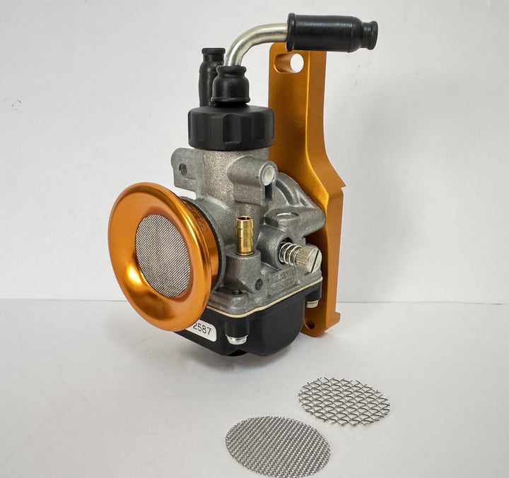 Kit carburatore Dellorto PHBG 19 AD + filtro + collettore MC PROPARTS Piaggio Ciao Si Bravo con carter Malossi