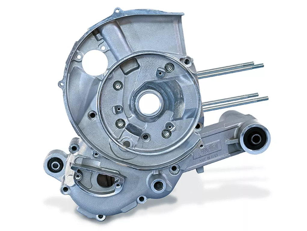 Carter motore lamellare Polini Vespa PE PX ARCOBALENO 125 150 con predisposizione mot. avviamento e miscelatore
