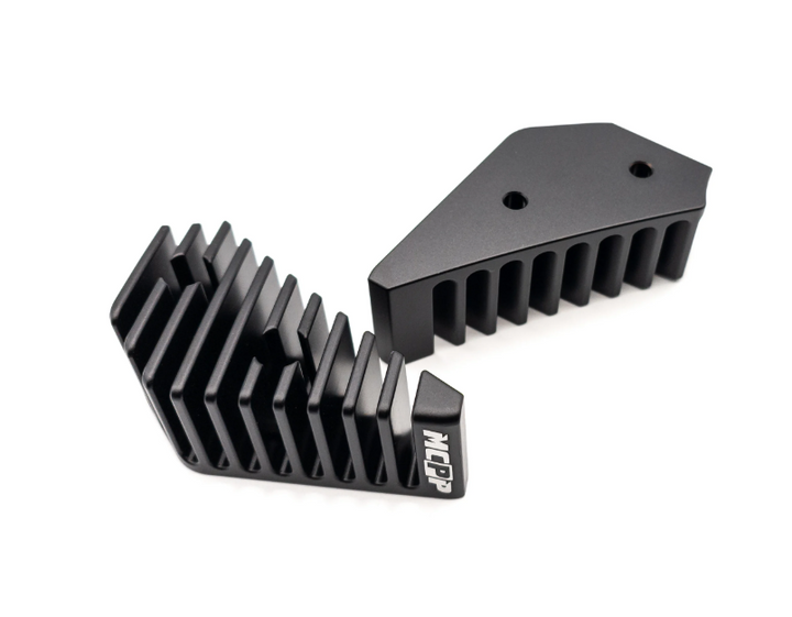 Testa testata nera MC PROPARTS scompobile per cilindro Malossi BIG DEPS 4 Piaggio Ciao SI Bravo