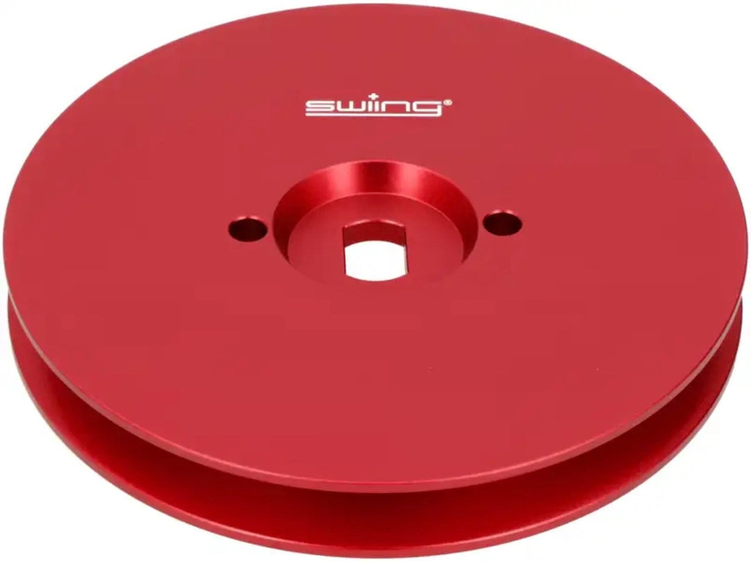 Puleggia Swing in alluminio CNC rosso anodizzato 105mm Piaggio Ciao Si Bravo