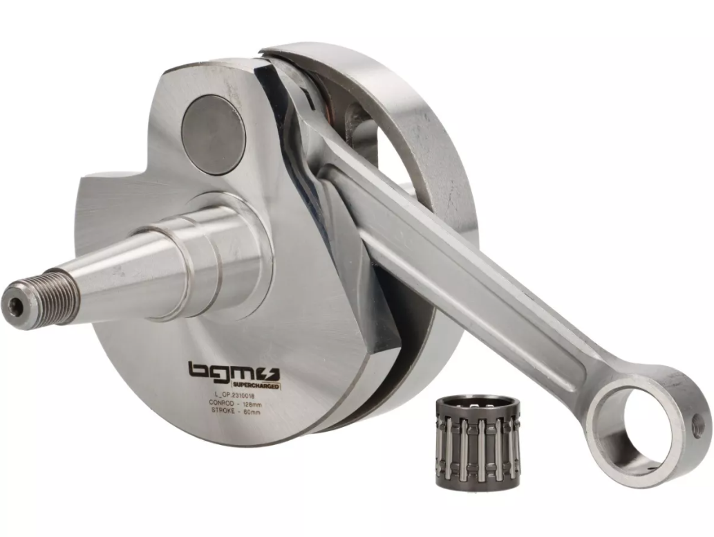 Albero motore anticipato BGM PRO corsa 60 biella 128 SP16 Vespa PX RALLY 200 per motori 244cc PREORDINA