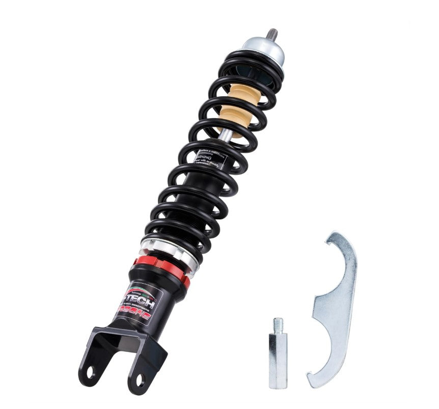 Ammortizzatore posteriore Carbone Hi Tech regolabile nero Vespa 50 90 125 150 200