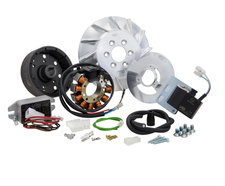 Kit accensione elettronica SIP 12 Volt corrente continua cono 19 110Watt Vespa Special L N R 125 ET3 PRIMAVERA PK S