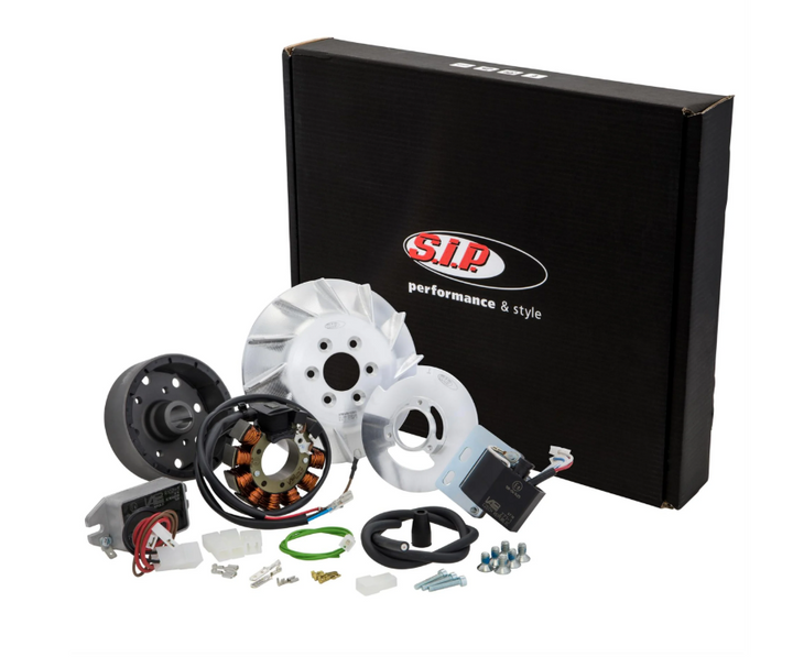 Kit accensione elettronica SIP corrente continua cono 20 Vespa Special L N R ET3 PK