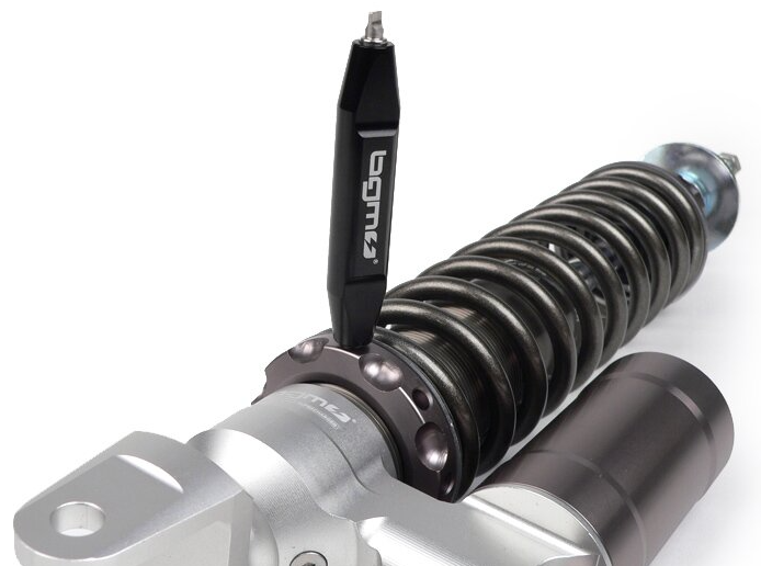 Ammortizzatore posteriore BGM PRO SC/R12 COMPETITION 320mm Vespa PK XL RUSH HP FL 50 125 grigio