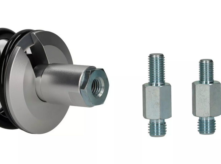 Ammortizzatore posteriore nero/argento BGM PRO SC/R1 SPORT 385mm Vespa VM1 VM2 VN1 VN2 VB1 VL1 VL2 VL3 GS150