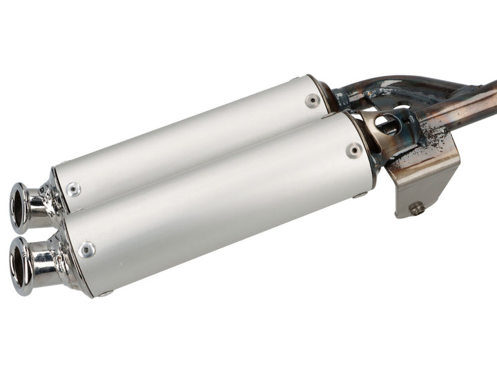 Marmitta Tecno doppio silenziatore Piaggio Ciao Bravo 50