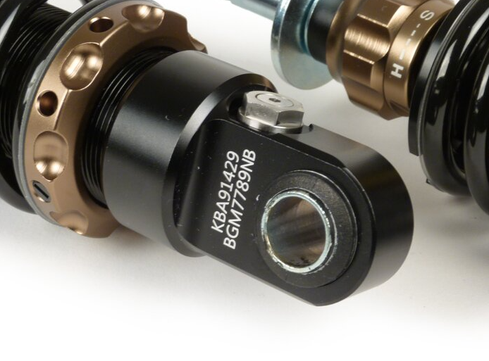 Kit ammortizzatori posteriori neri BGM PRO SC R12 regolabili Vespa GTS 125 250 300 2003-2024