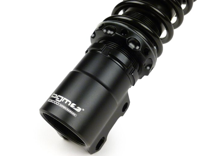 Ammortizzatore anteriore BGM 195mm + 205mm nero regolabile Vespa PK RUSH HP FL V