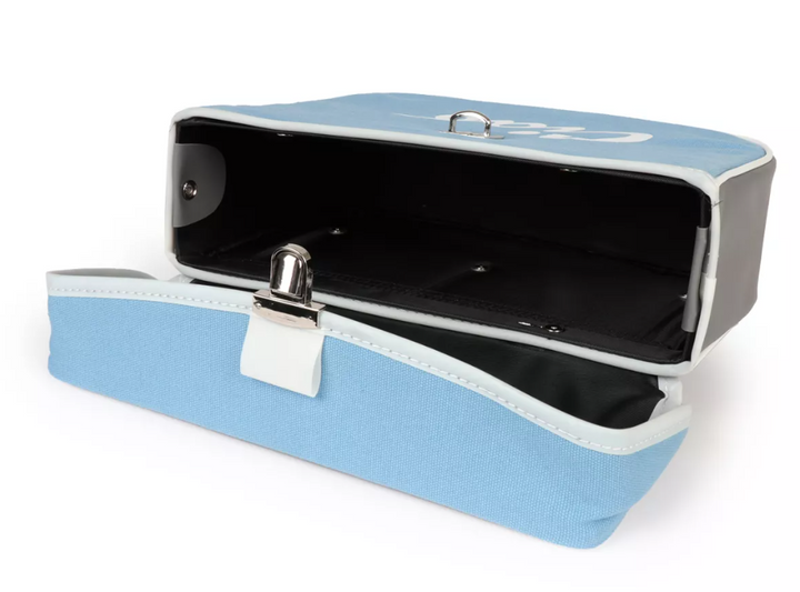 Borsa laterale azzurra e grigia per Ciclomotori Piaggio Ciao 50 tutti i modelli fino al 1995