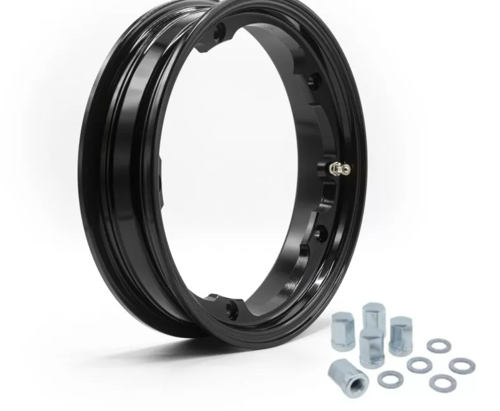 Cerchio tubeless nero lucido 2.10X10 VMC Vespa 50 Special PK ET3 PK
