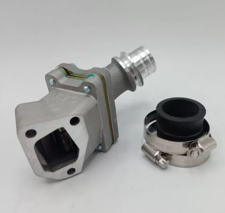 Collettore aspirazione lamellare 3 fori per telai PK Vespa attacco da 22 / 24mm