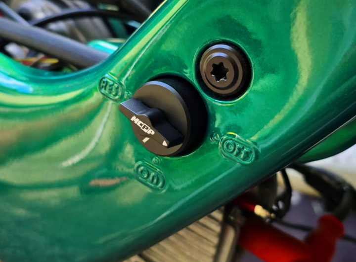 Copertura levetta rubinetto benzina OMG nero MC PROPARTS Piaggio Ciao 50