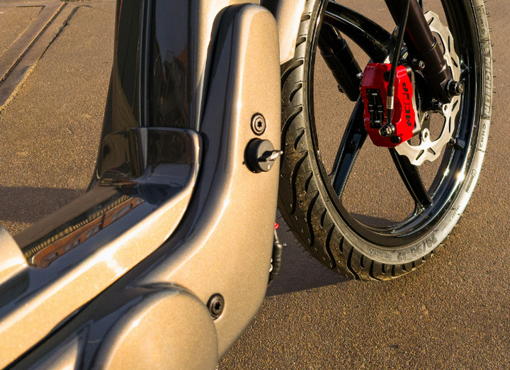 Copertura levetta rubinetto benzina OMG nero MC PROPARTS Piaggio Ciao 50