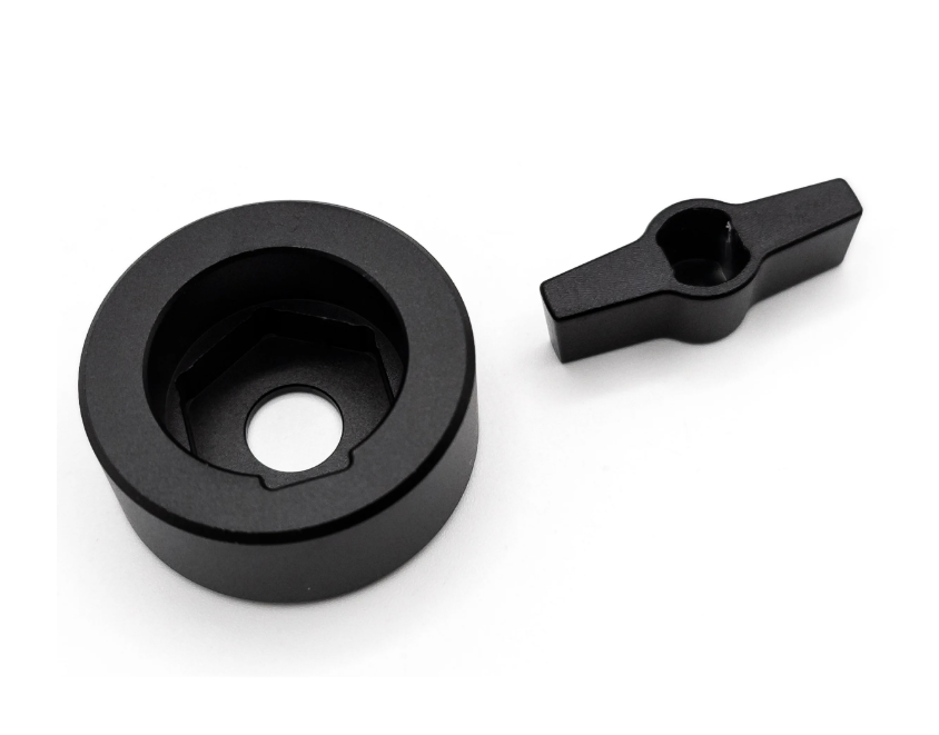 Copertura levetta rubinetto benzina OMG nero MC PROPARTS Piaggio Ciao 50