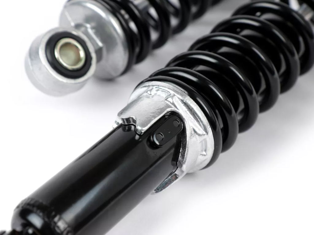 Coppia ammortizzatori posteriori neri regolabili 280mm per Piaggio Bravo Supebravo 50