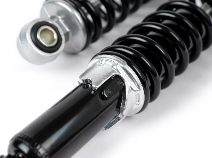 Coppia ammortizzatori posteriori neri regolabili 280mm per Piaggio Bravo Supebravo 50