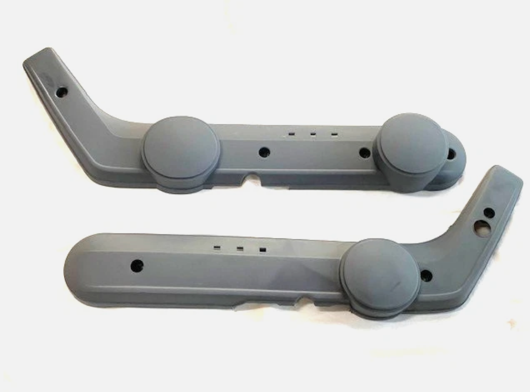 Coppia carterini laterali fianchetti grigi Piaggio Ciao PX con variatore (GREZZI)