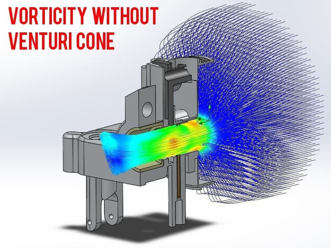 Cornetto aspirazione venturi per carburatore Dellorto SHA 13.13 Piaggio Ciao SI Bravo