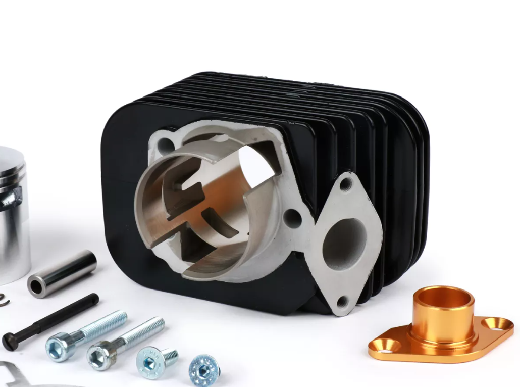 Cilindro gruppo termico in alluminio Pinasco Evoten 46x43 Piaggio Ciao Si Bravo spinotto 10