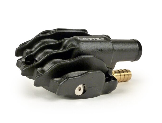 Coperchio pompa acqua BGM nero anodizzato Vespa GTS 125 250 300