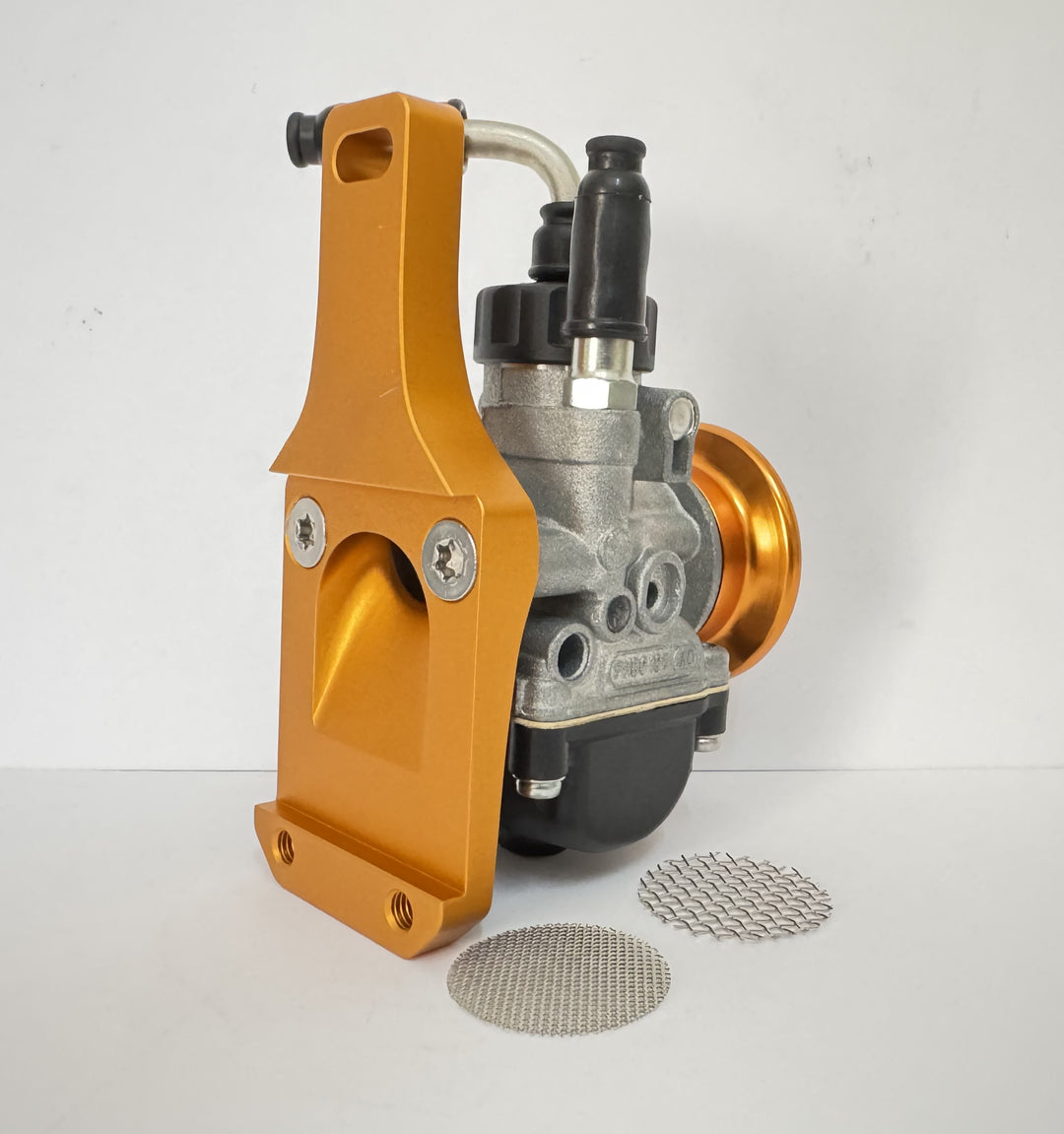 Kit carburatore Dellorto PHBG 19 AD + filtro + collettore MC PROPARTS Piaggio Ciao Si Bravo con carter Malossi