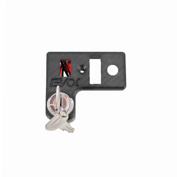 Coperchio devioluci Evok Iron Switch effetto carbonio Vespa 50 Special con commutatore chiave