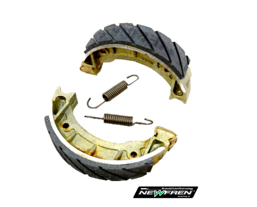 Ganasce freno posteriori Newfren antiacqua Piaggio Ciao Si Bravo con cerchi in lega 4 razze 105x20mm