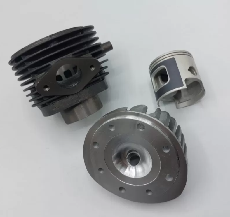 Gruppo termico cilindro in ghisa VMC-T56 d.56 corsa 43 Vespa 50 Special L N R PK S XL RUSH