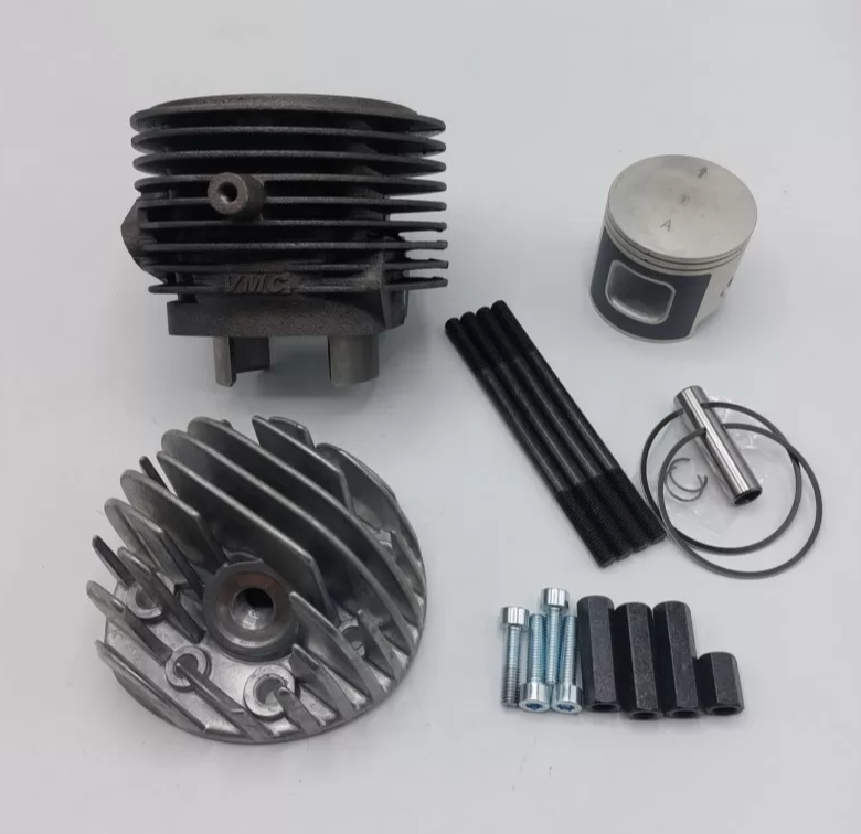 Gruppo termico cilindro in ghisa VMC-T56 d.56 corsa 43 Vespa 50 Special L N R PK S XL RUSH
