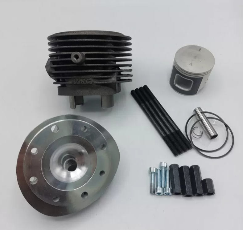 Gruppo termico cilindro in ghisa VMC-T56 d.56 corsa 43 Vespa 50 Special L N R PK S XL RUSH