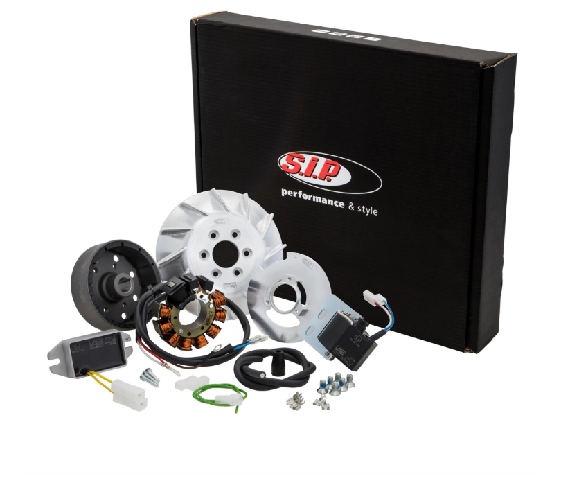 Kit accensione elettronica SIP anticipo fisso cono 19 12volt Vespa 50 Special L N R PK S 125 ET3 PRIMAVERA