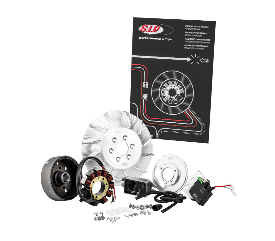 Kit accensione elettronica SIP volano da 1.650kg Vespa 125 T5 12Volt 110Watt corrente alternata