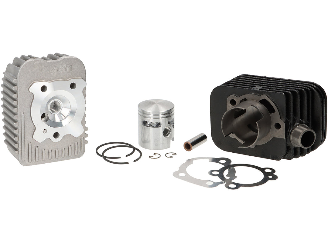 Kit cilindro Polini racing in ghisa diametro 43 - 65cc - spinotto 12 Piaggio Ciao 50