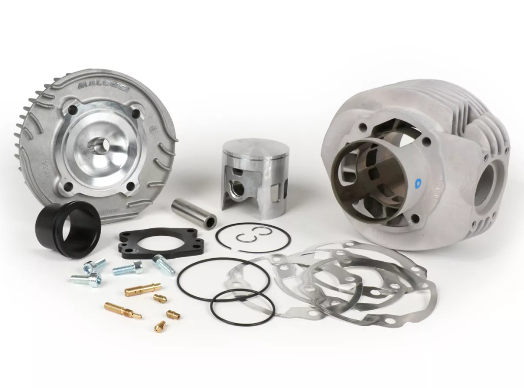 Kit cilindro Malossi in alluminio 187cc corsa 60 Vespa PE PX ARCOBALENO LML 125 150