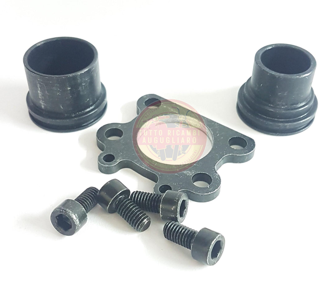 Coppia collettori di scarico Polini 22 e 27mm per cilindro 4 prigionieri Ciclomotori Piaggio