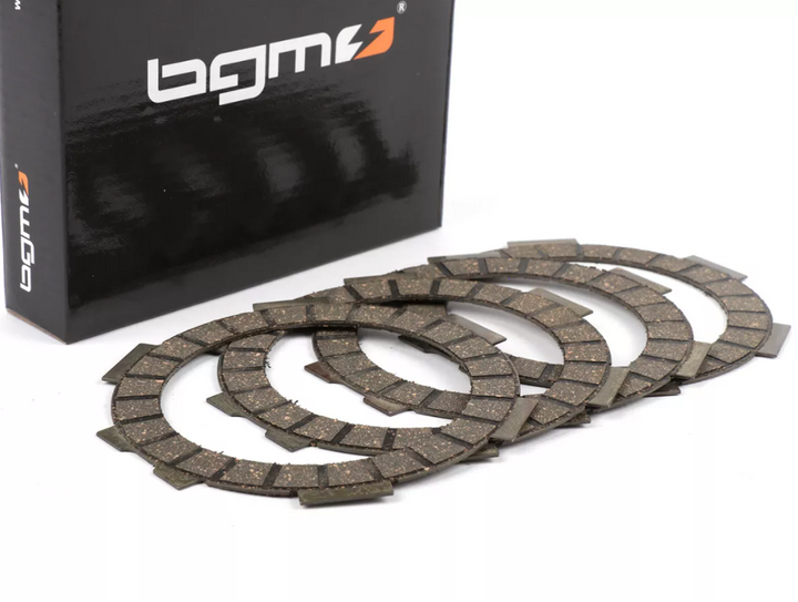 Kit 4 dischi frizione BGM PRO SUPERSTRONG per Vespe SmallFrame con frizioni a 6 molle PREORDINA