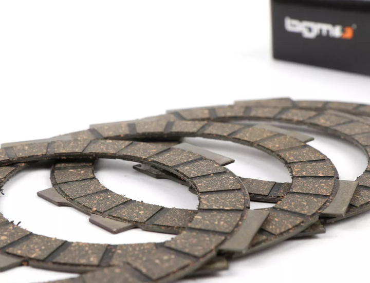 Kit 4 dischi frizione BGM PRO SUPERSTRONG per Vespe SmallFrame con frizioni a 6 molle PREORDINA
