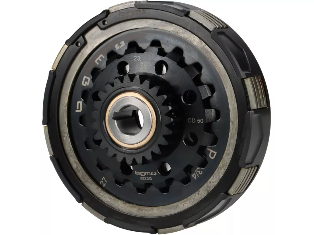 Kit frizione pignone 23 denti BGM PRO SUPERSTRONG 2.0 CR80 Ultralube Vespa Largeframe